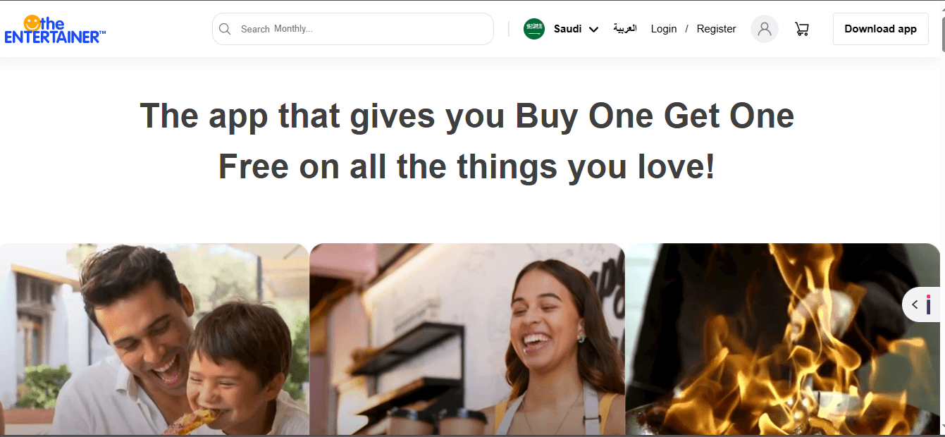 the ENTERTAINER – Ultimate BOGO Deals & Lifestyle Savings - Next.js, React.js, Tailwind CSS, JavaScript by Muhammad Asad, Full Stack Engineer