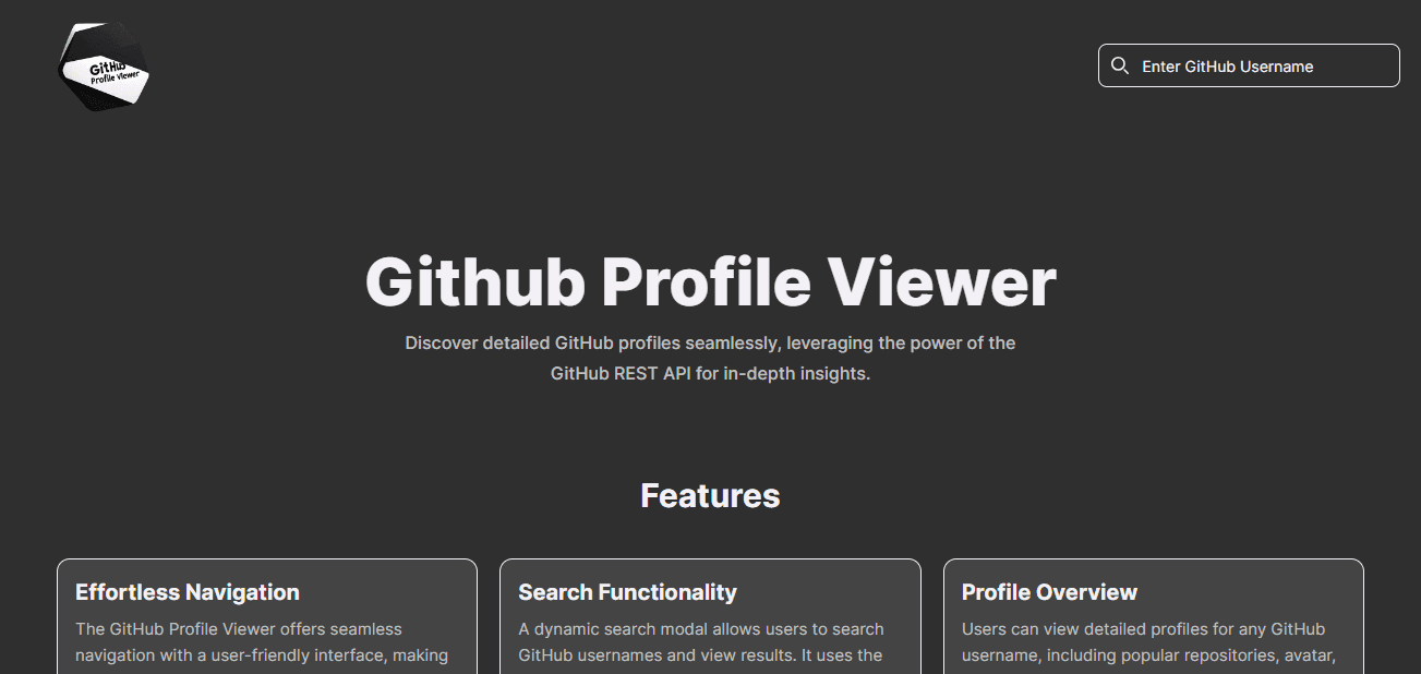Github Profile Viewer - Next.js, React.js, JavaScript, Tailwind CSS by Muhammad Asad, Full Stack Engineer