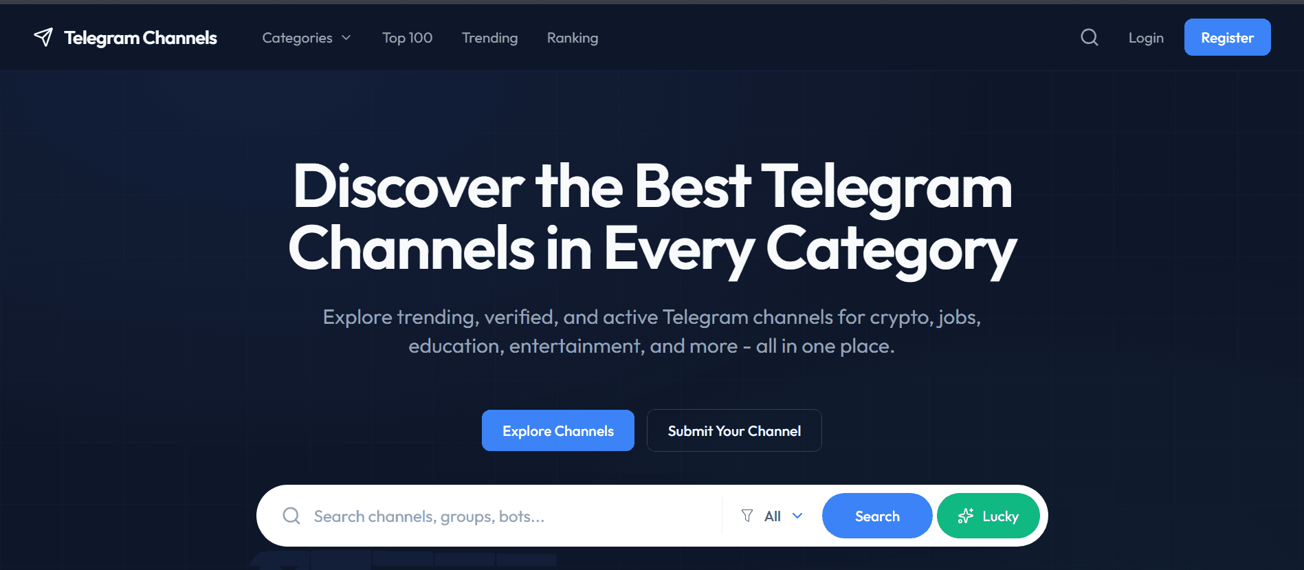 Telegram Channels - Next.js, React.js, Tailwind CSS, JavaScript, SEO by Muhammad Asad, Full Stack Engineer