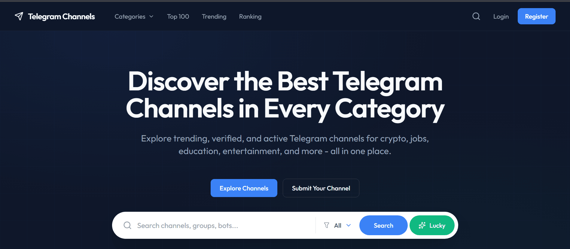 Telegram Channels - Next.js, React.js, Tailwind CSS, JavaScript, SEO by Muhammad Asad, Full Stack Engineer